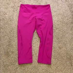 NWOT RBX pink cropped leggings XL